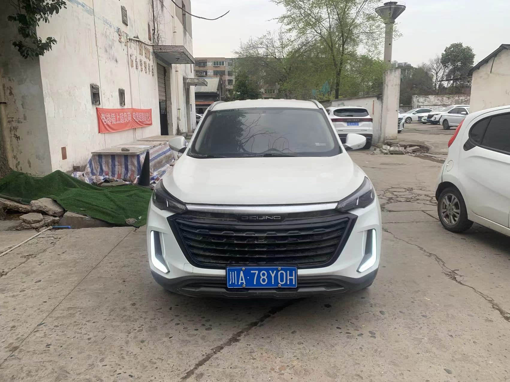 Cheap Used Beijing Zhida X3 2019 1.5T CVT white Manual Gasoline SUV Voiture occasion pas cher Second Hand Used Cars For Sale From China