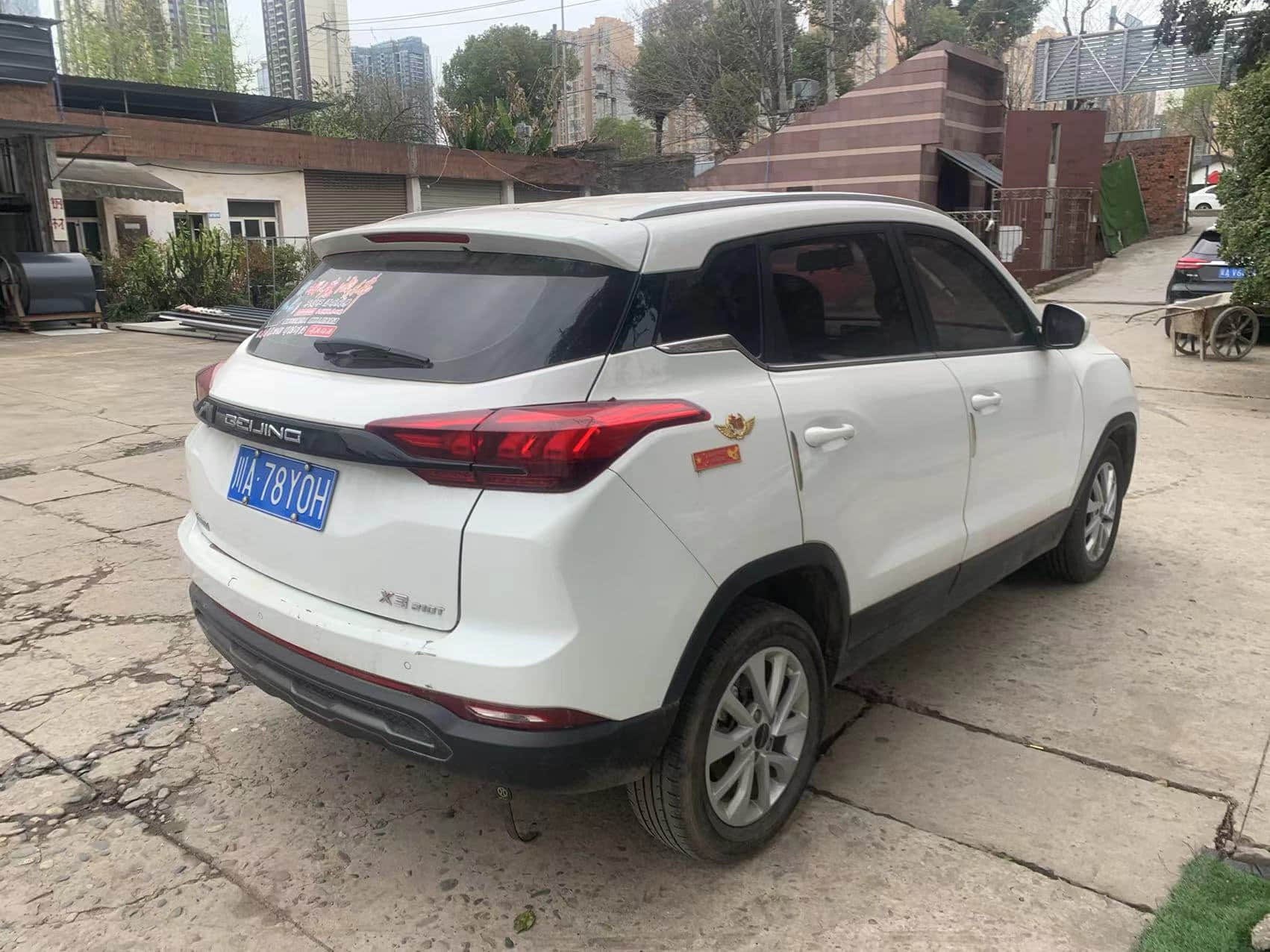 Cheap Used Beijing Zhida X3 2019 1.5T CVT white Manual Gasoline SUV Voiture occasion pas cher Second Hand Used Cars For Sale From China