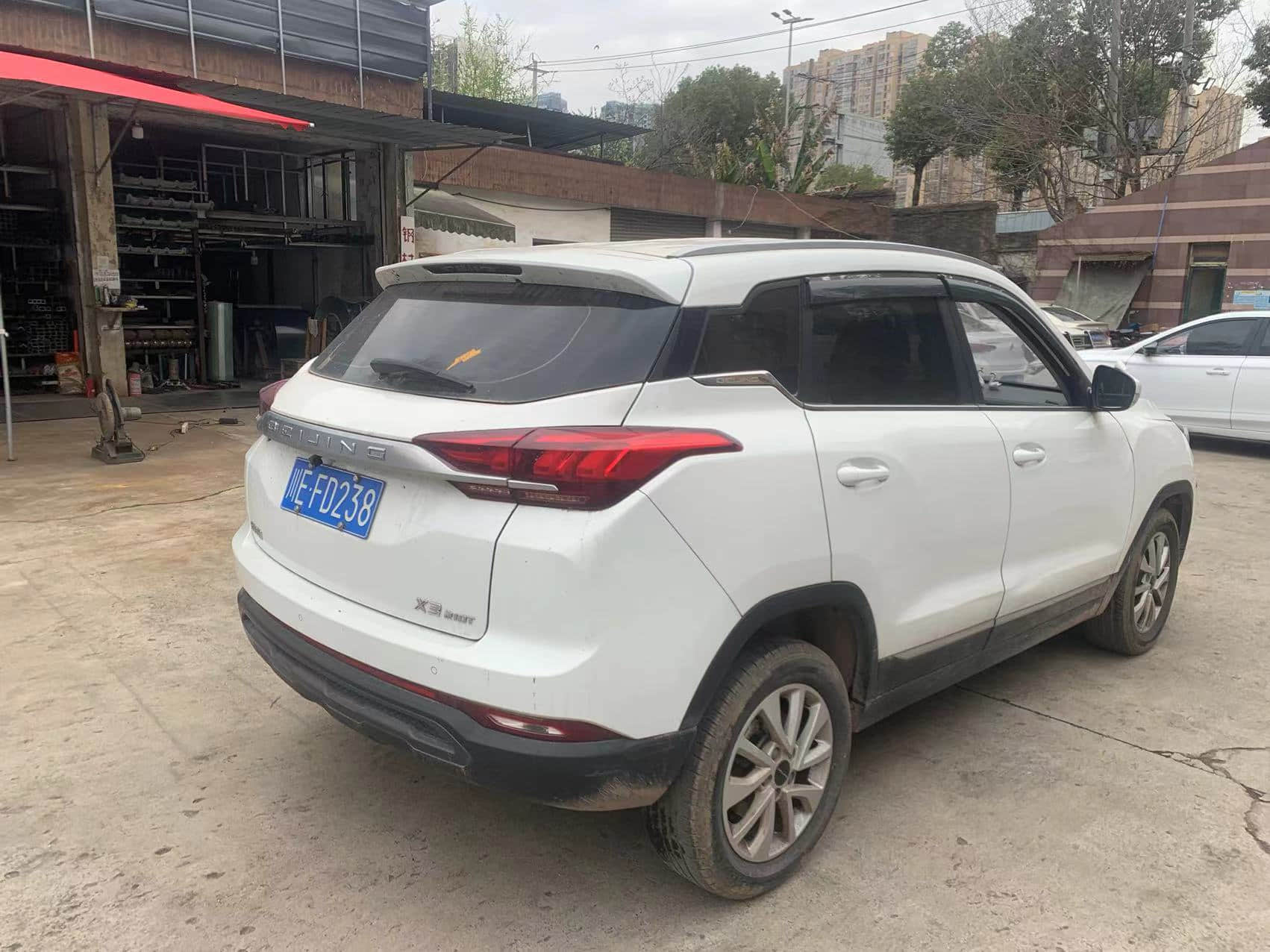 Cheap Used Beijing Zhida X3 2019 1.5T white Manual Gasoline SUV Voiture occasion pas cher Second Hand Used Cars For Sale From China