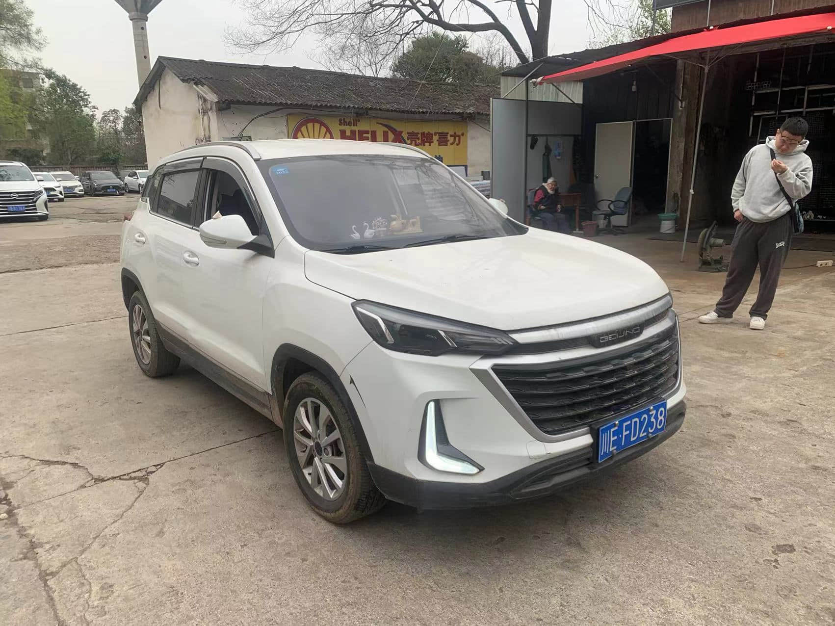 Cheap Used Beijing Zhida X3 2019 1.5T white Manual Gasoline SUV Voiture occasion pas cher Second Hand Used Cars For Sale From China