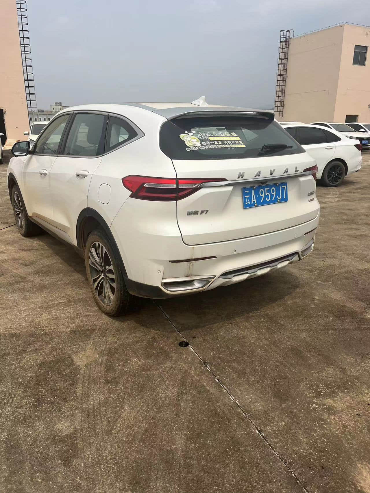 Cheap Used HAVAL F7 2021 2.0T white Automatic Gasoline SUV Voiture occasion pas cher Second Hand Used Cars For Sale From China