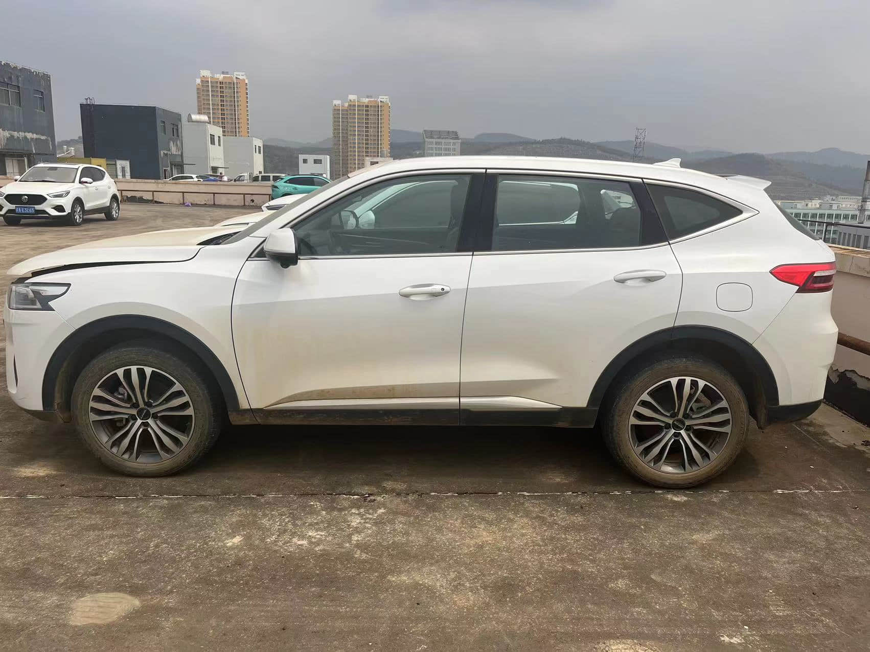 Cheap Used HAVAL F7 2021 2.0T white Automatic Gasoline SUV Voiture occasion pas cher Second Hand Used Cars For Sale From China