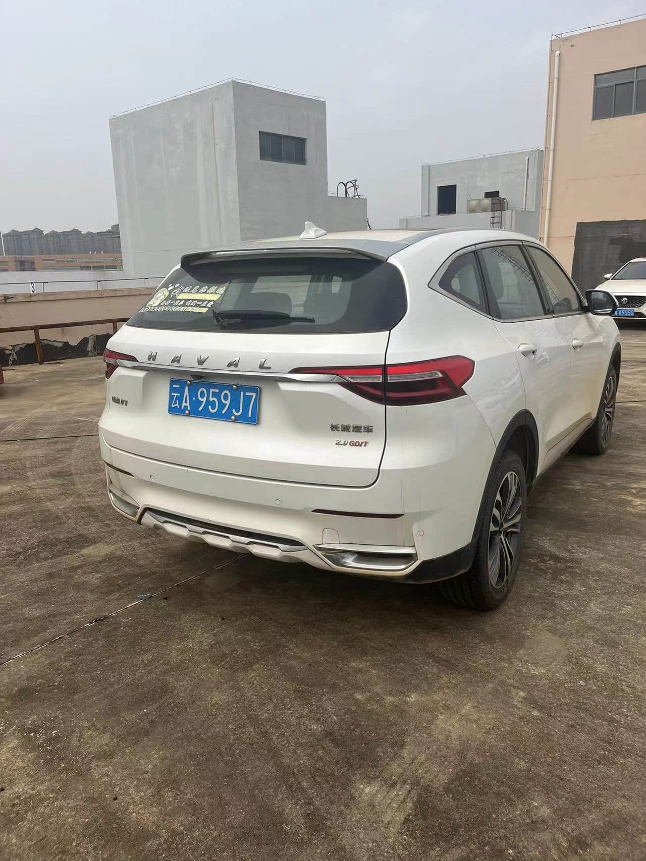 Cheap Used HAVAL F7 2021 2.0T white Automatic Gasoline SUV Voiture occasion pas cher Second Hand Used Cars For Sale From China