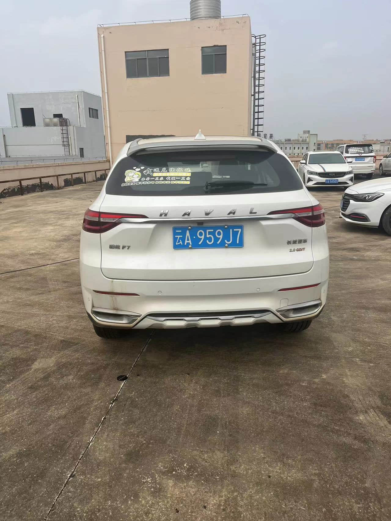 Cheap Used HAVAL F7 2021 2.0T white Automatic Gasoline SUV Voiture occasion pas cher Second Hand Used Cars For Sale From China