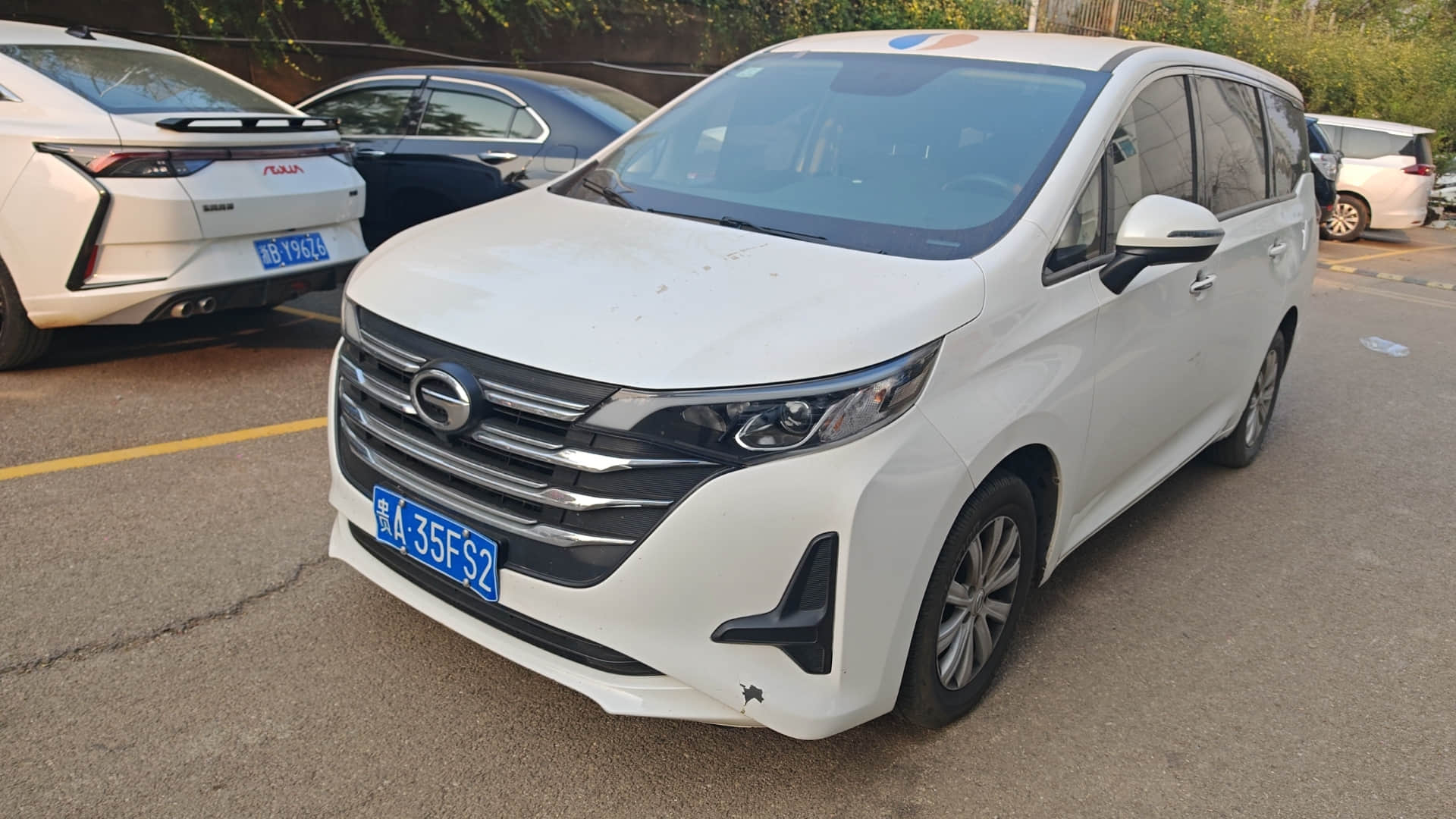 High Quality Used GAC Trumpchi 2021 270T white Automatic Gasoline MPV Voiture d'occasion Second Hand Used Cars For Sale From China