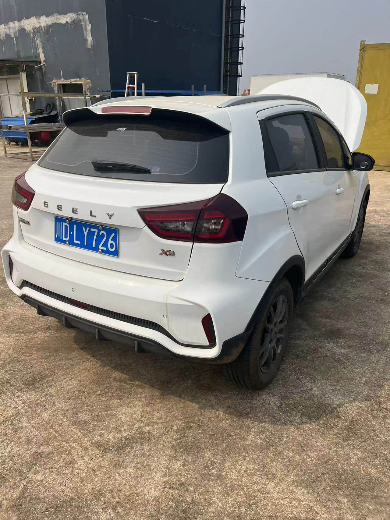 High Quality Used Geely Vision X3 2021 PRO 1.5L CVT White Automatic Gasoline SUV Voiture Occasion pas Cher Second Hand Used Cars For Sale From China