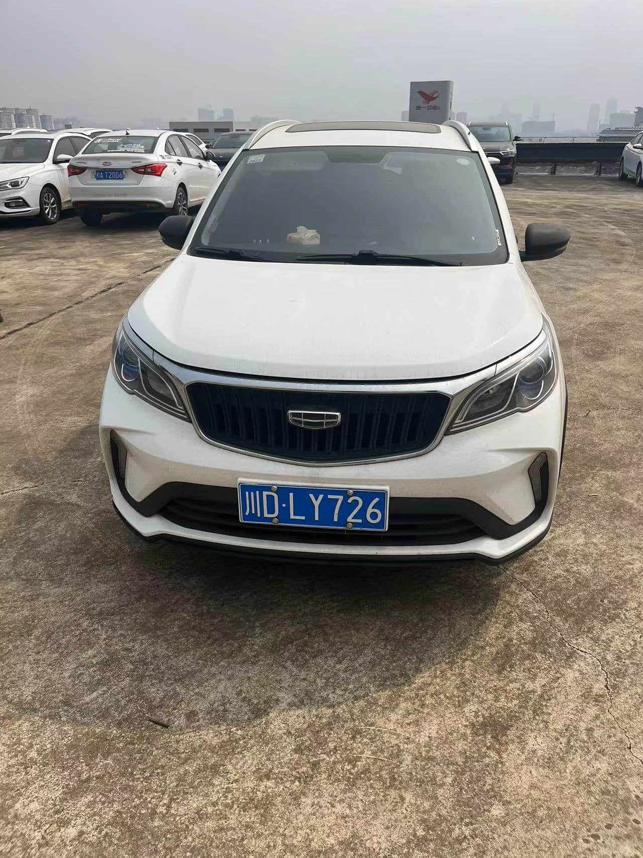 High Quality Used Geely Vision X3 2021 PRO 1.5L CVT White Automatic Gasoline SUV Voiture Occasion pas Cher Second Hand Used Cars For Sale From China