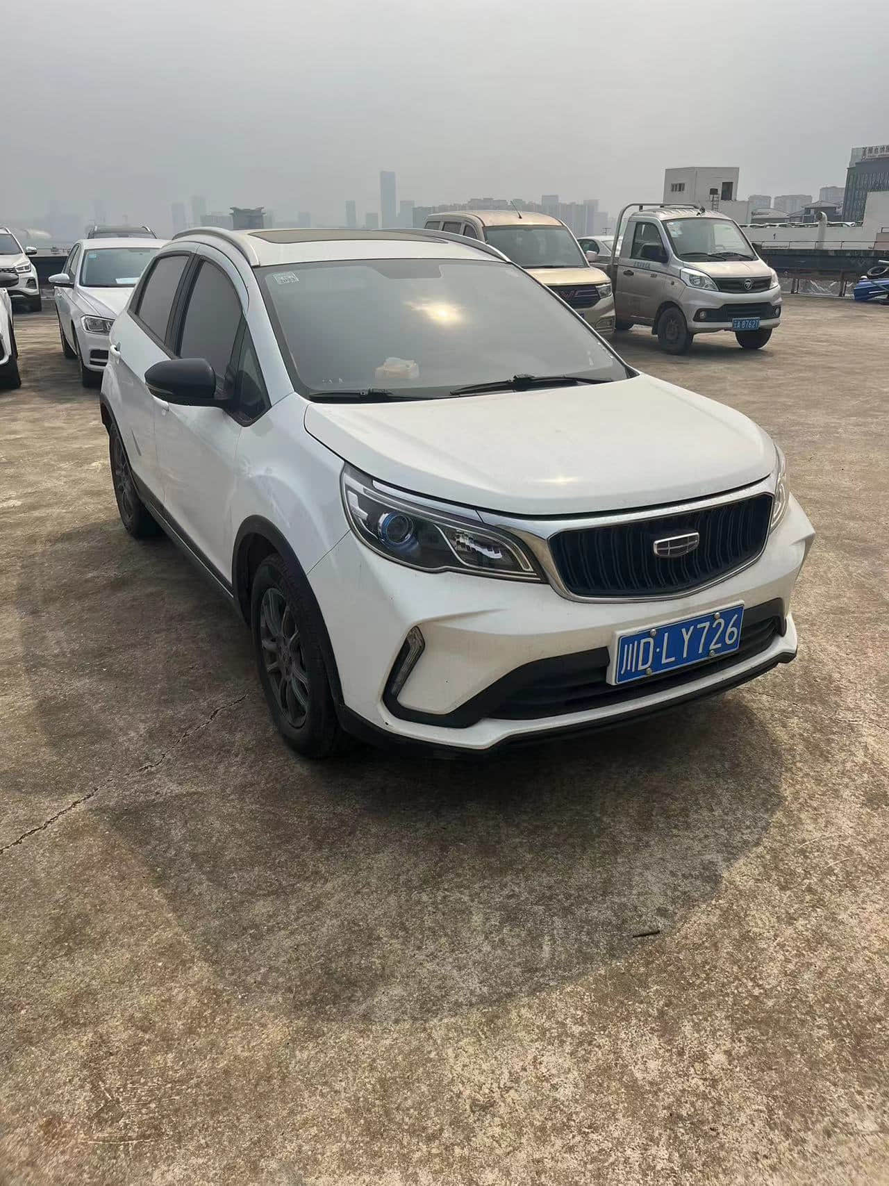 High Quality Used Geely Vision X3 2021 PRO 1.5L CVT White Automatic Gasoline SUV Voiture Occasion pas Cher Second Hand Used Cars For Sale From China