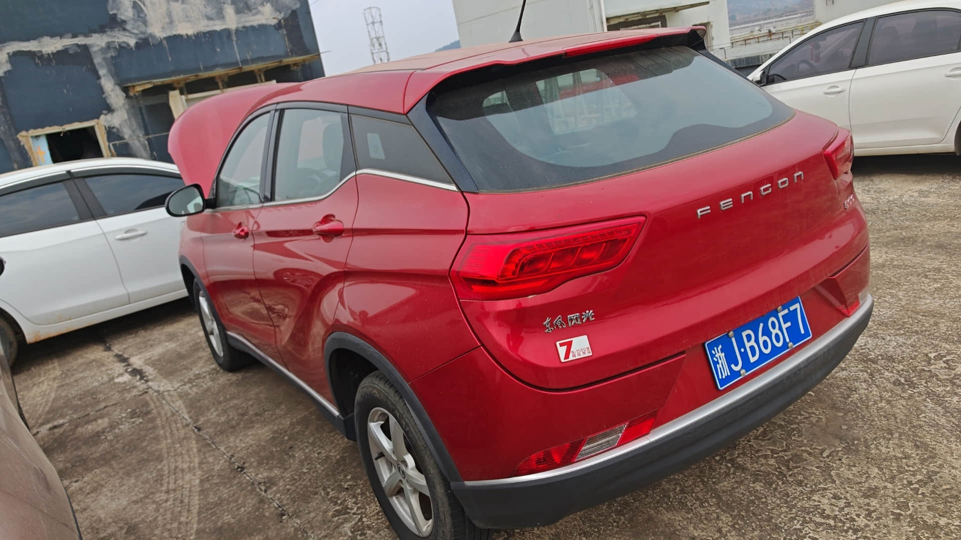 High Quality Used FENCON 500 2021 1.5L red Manual Gasoline SUV Voiture occasion pas cher Second Hand Used Cars For Sale From China