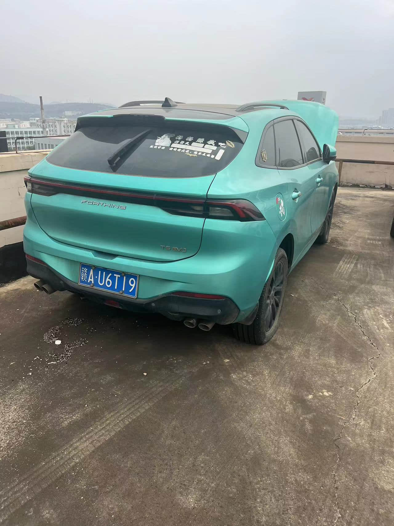 HOT Used Forthing 2021 1.5TD DCT Light Green Automatic Gasoline SUV Second Hand Used Cars Voiture d'occasion For Sale From China