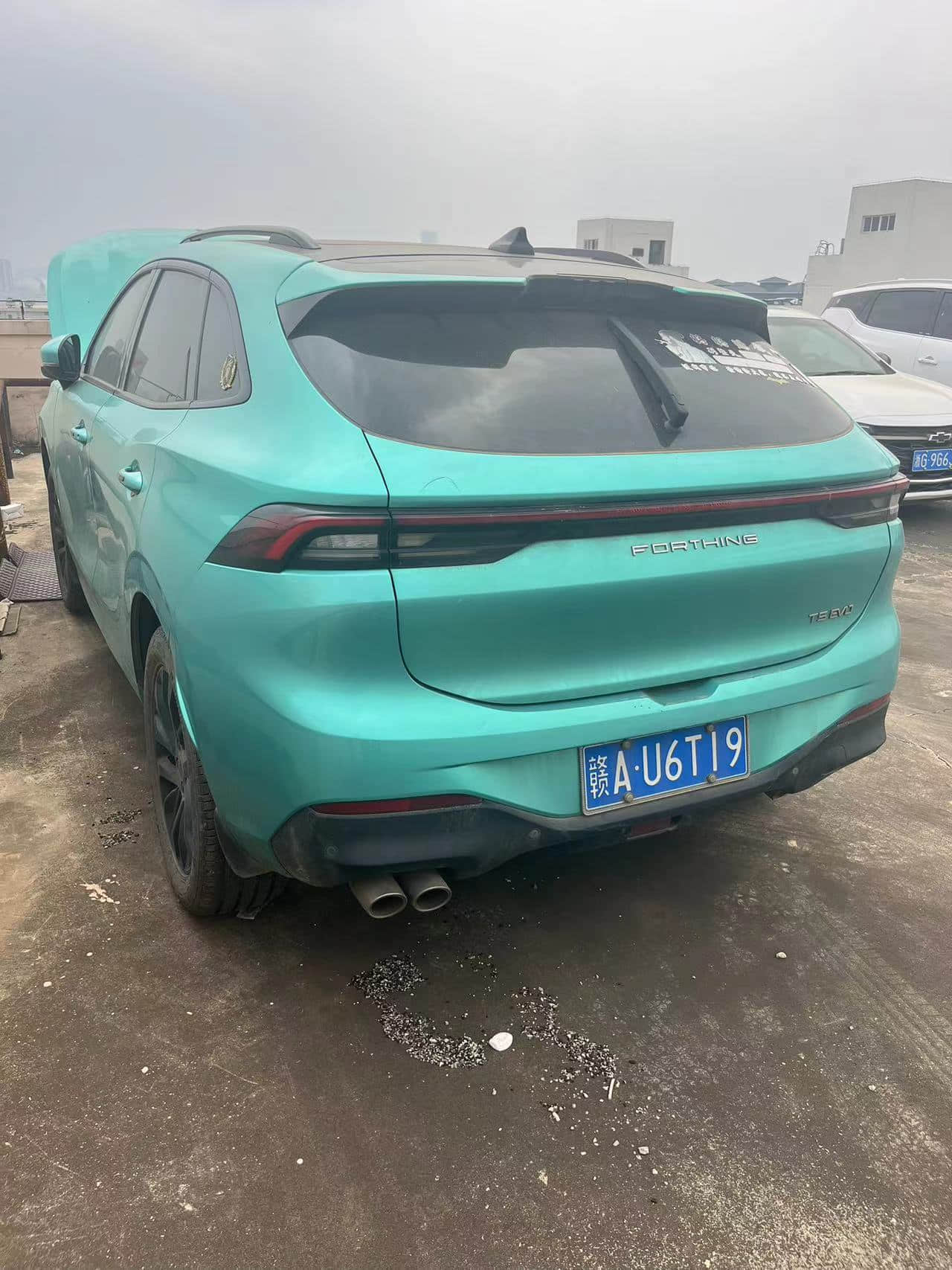 HOT Used Forthing 2021 1.5TD DCT Light Green Automatic Gasoline SUV Second Hand Used Cars Voiture d'occasion For Sale From China