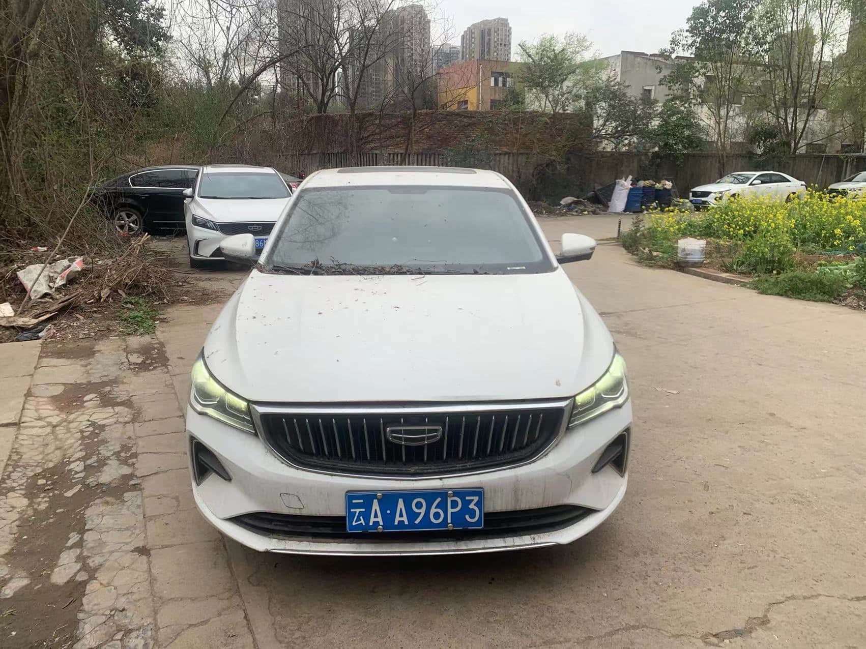 High Quality Used Geely Emgrand 2022 Fourth 1.5L CVT White Automatic Gasoline Sedan Voiture d'occasion pas cher Second Hand Used Cars For Sale From China