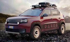 或采用双电机混动系统 菲亚特熊猫4x4概念车官图发布