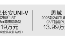 运动家轿开战 第二代长安UNI-V/思域/星瑞怎么选?