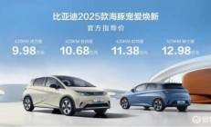 2025款比亚迪海豚上市，入门版续航升级为420km，后悬架为扭力梁